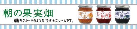 朝の果実畑