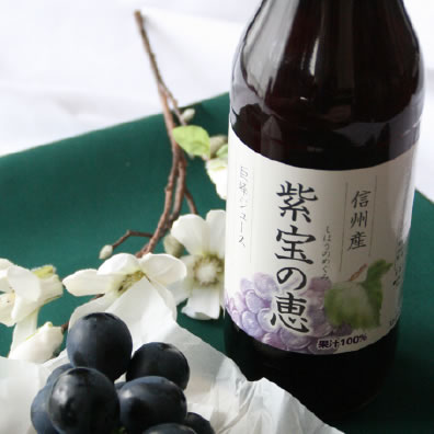 信州産巨峰ジュース 紫宝の恵